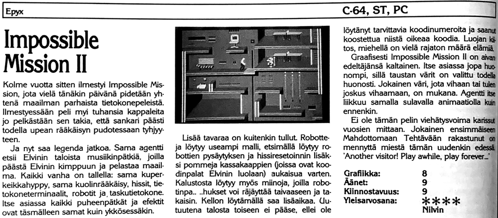 Impossible Mission II